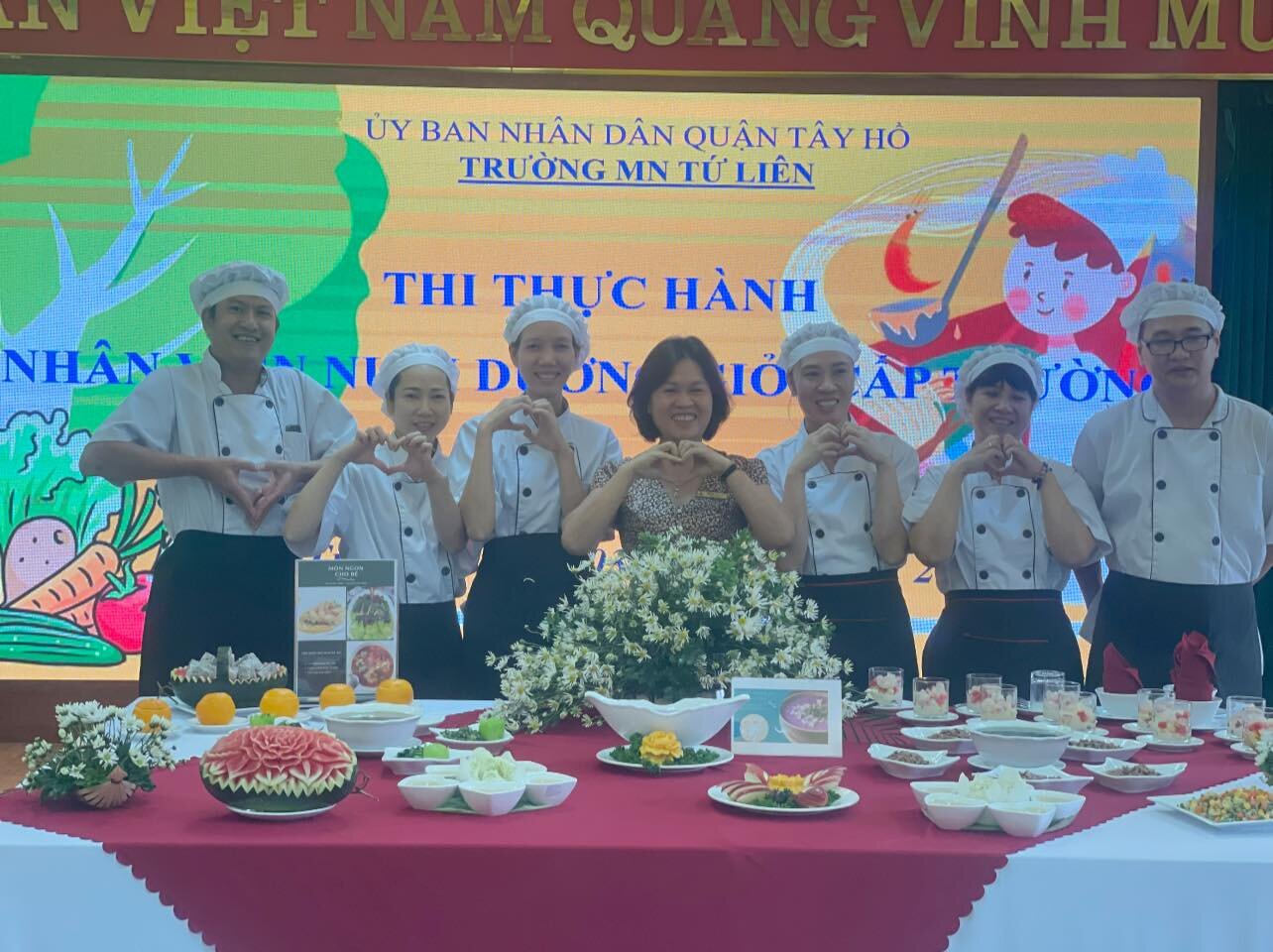 👨‍🍳👩‍🍳THI THỰC HÀNH CHẾ BIẾN MÓN ĂN TRONG HỘI THI “ GIÁO VIÊN- NHÂN VIÊN GIỎI” CẤP TRƯỜNG NĂM HỌC 2023-2024