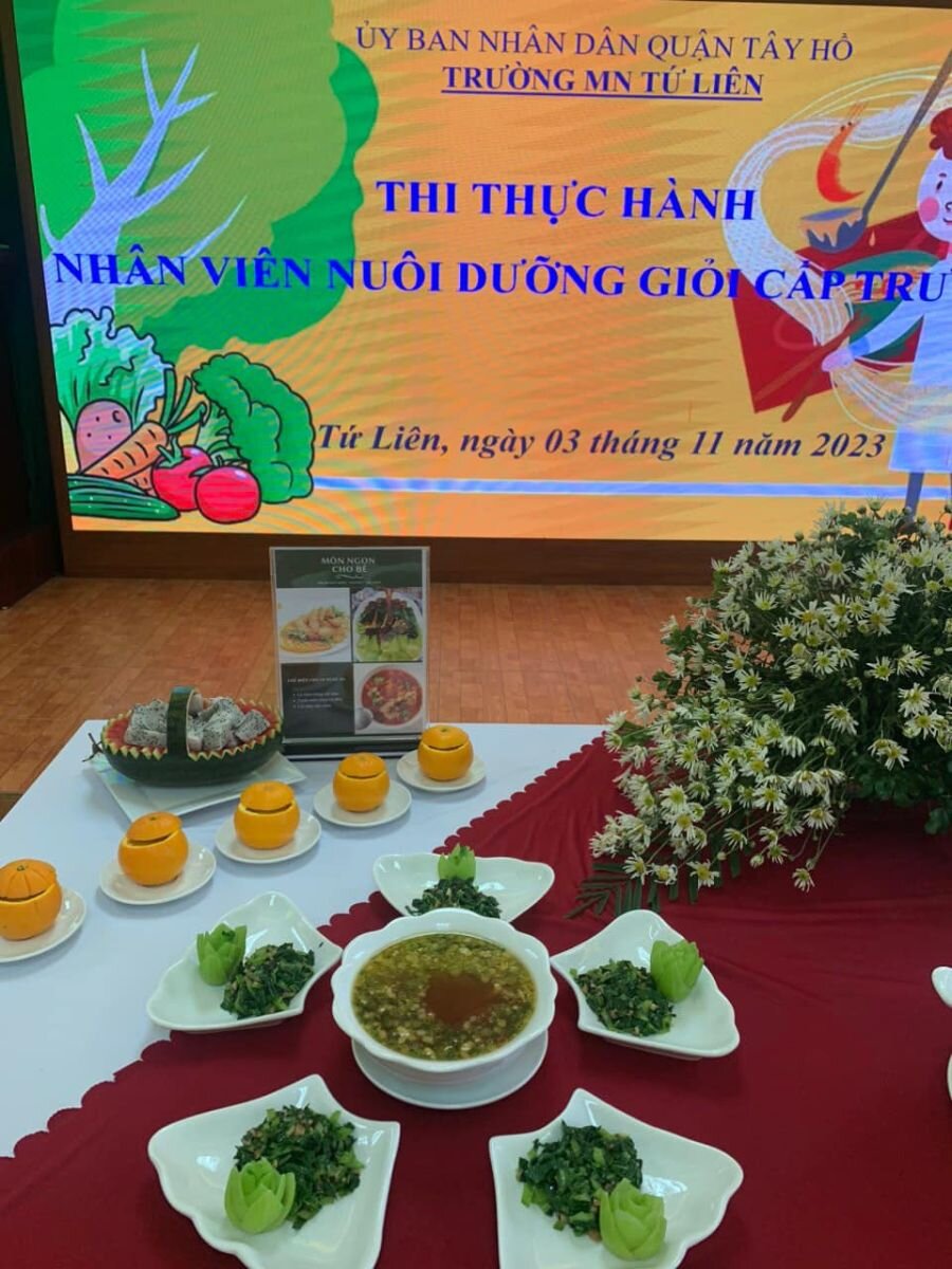 👨‍🍳👩‍🍳THI THỰC HÀNH CHẾ BIẾN MÓN ĂN TRONG HỘI THI “ GIÁO VIÊN- NHÂN VIÊN GIỎI” CẤP TRƯỜNG NĂM HỌC 2023-2024