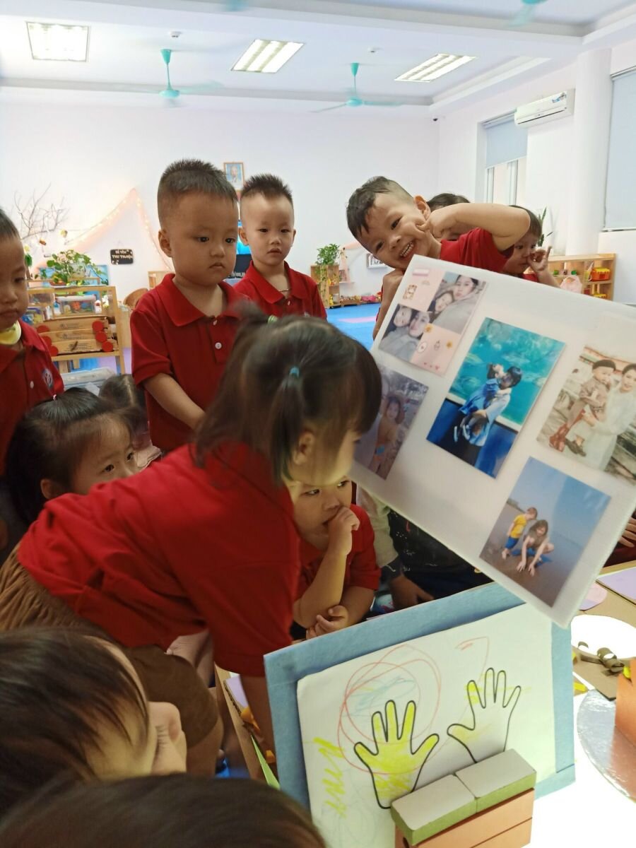 Khối nhà trẻ với dự án mẹ