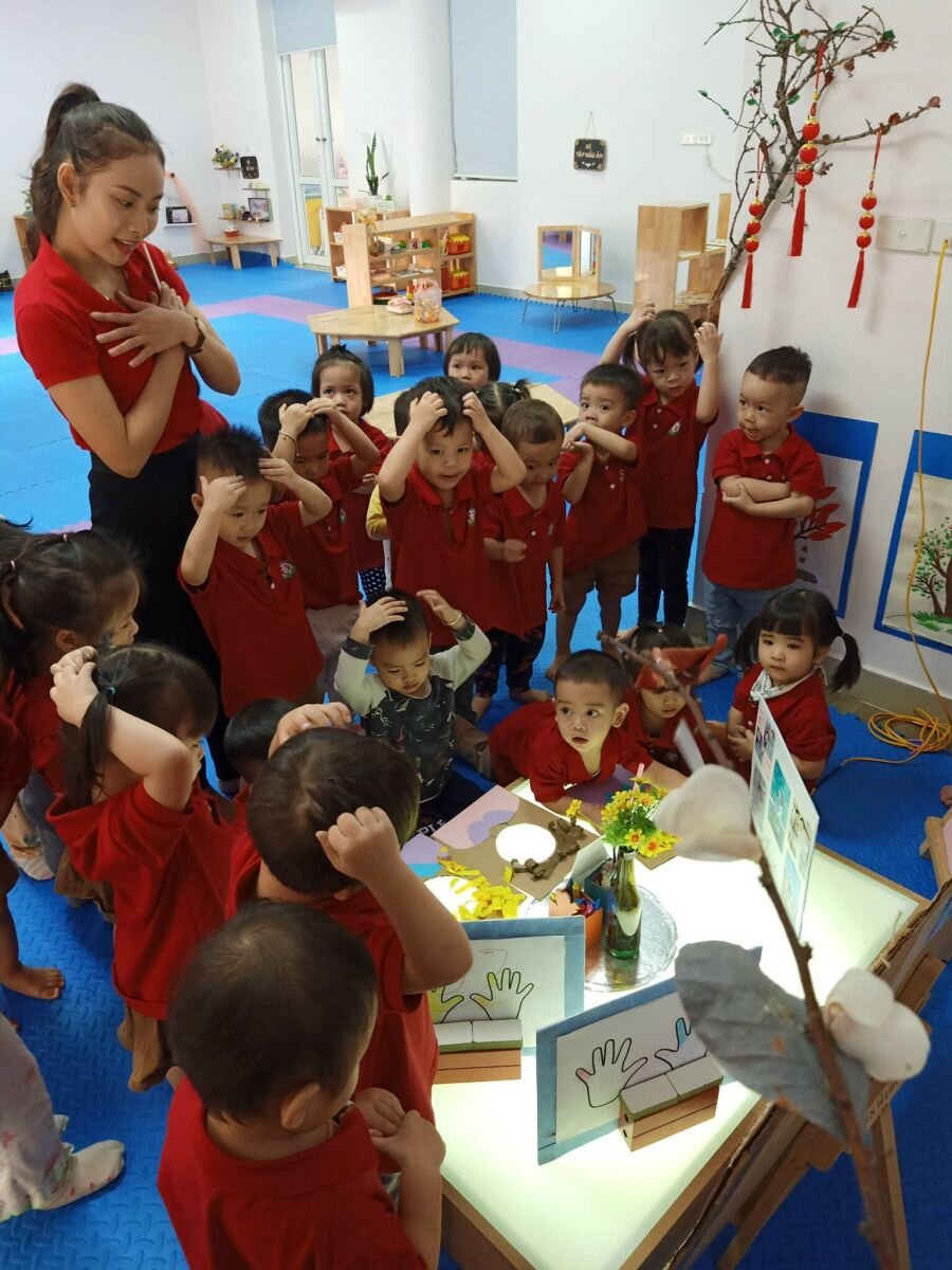 Khối nhà trẻ với dự án mẹ