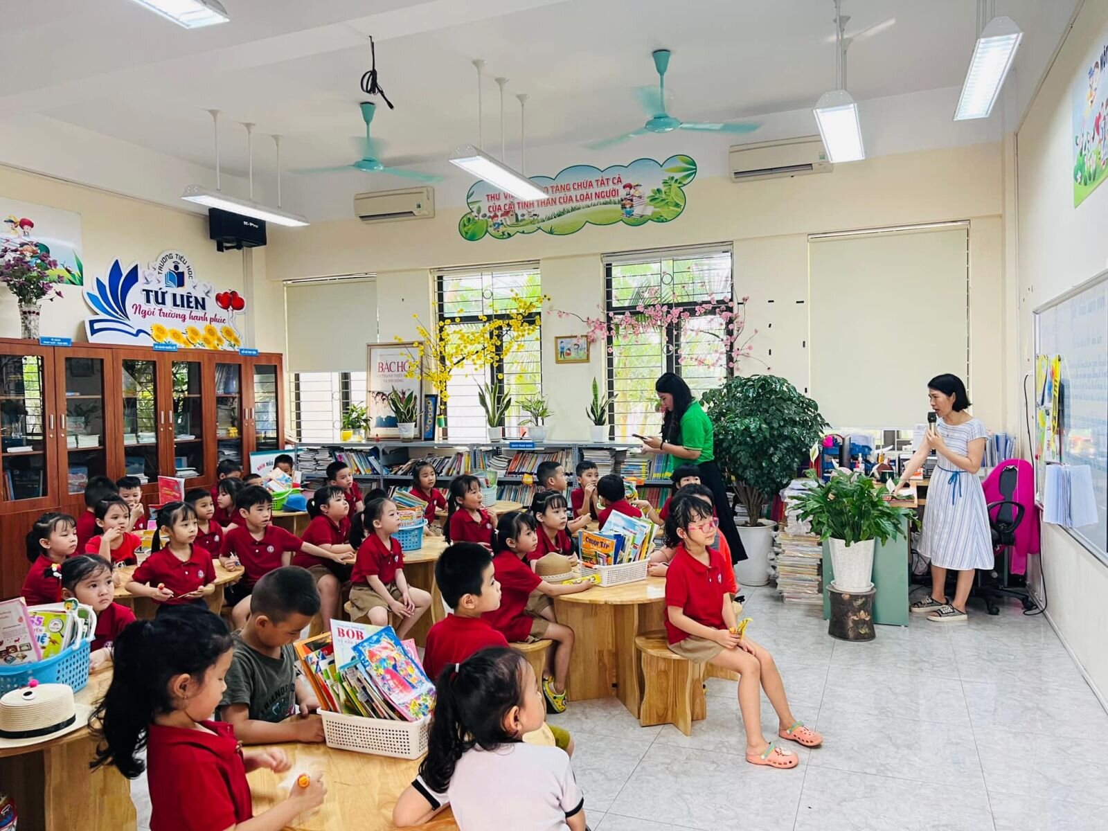 TRƯỜNG TH TỨ LIÊN: 🌈CHÀO ĐÓN CÁC BÉ MẦM NON 5 TUỔI - THAM GIA HOẠT ĐỘNG TRẢI NGHIỆM  TẠI TRƯỜNG TIỂU HỌC TỨ LIÊN