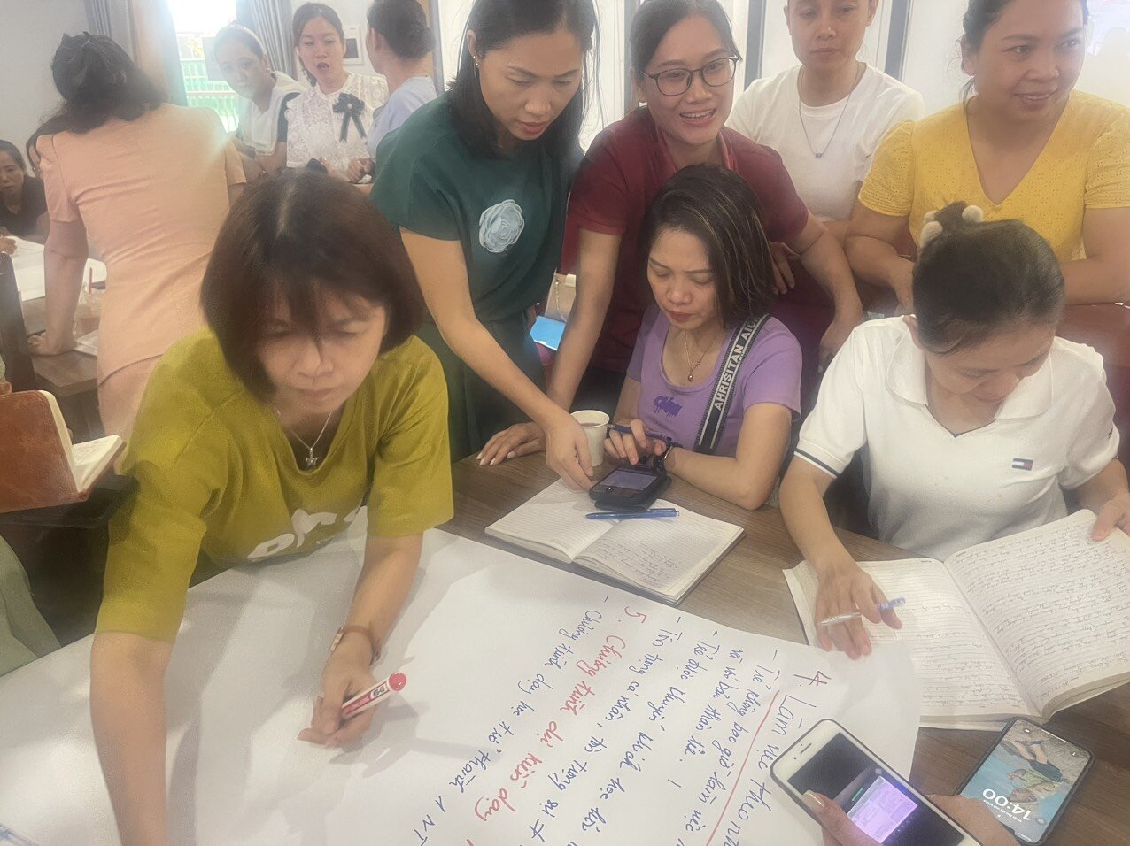 Trường mầm non Tứ Liên tham gia lớp học bồi dưỡng chuyên đề 