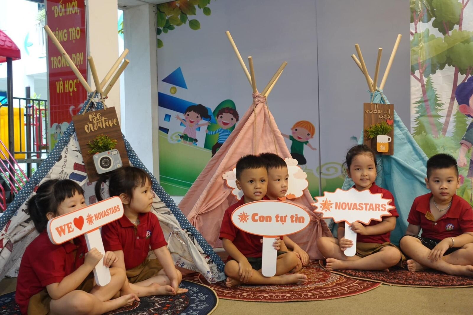 Trường mầm non Tứ Liên tổ chức thành công sự kiện Festival Kĩ năng sống Novastars Mừng mùa tựu trường 2023 - 2024 với chủ đề “Kỹ năng an toàn khi vui chơi ngoài trời”