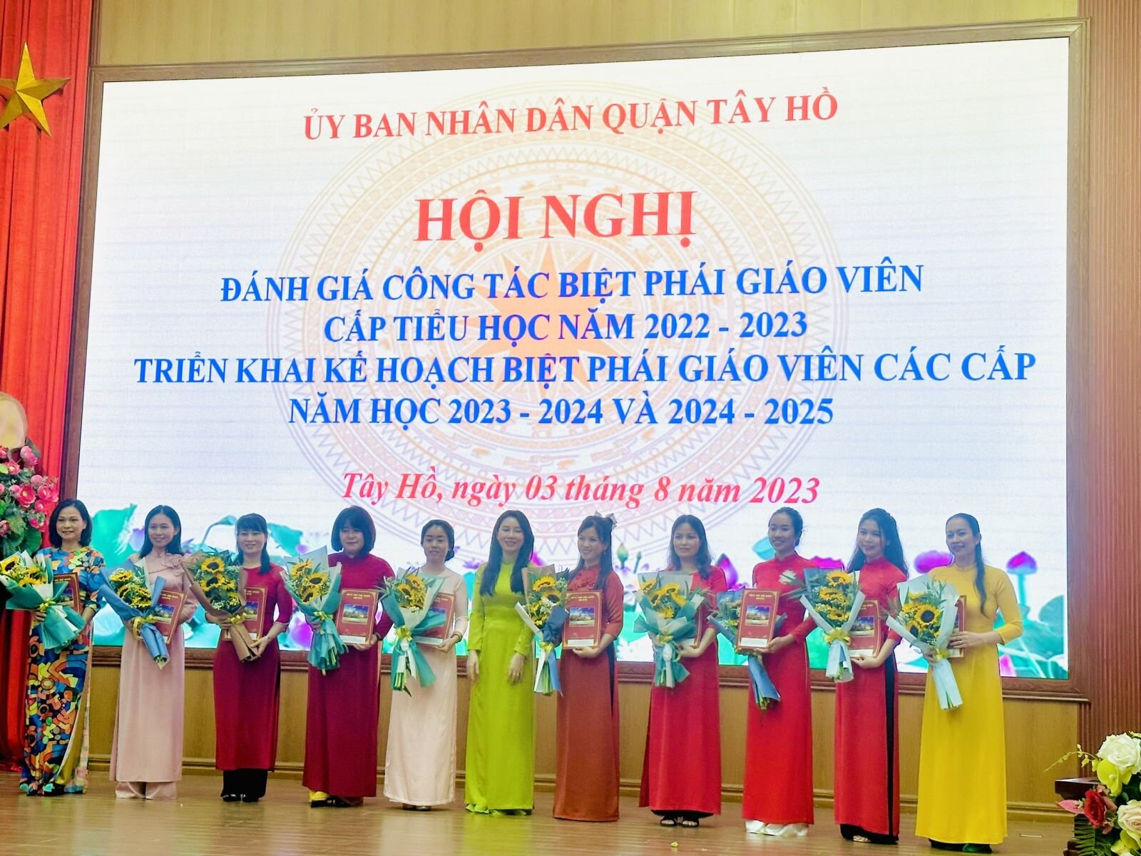 Trường MN Phú Thượng tham gia “HỘI NGHỊ ĐÁNH GIÁ CÔNG TÁC BIỆT PHÁI GIÁO VIÊN CẤP TIỂU HỌC NĂM HỌC 2022-2023, TRIỂN KHAI KẾ HOẠCH BIỆT PHÁI GIÁO VIÊN CÁC CẤP NĂM HỌC  2023-2024 VÀ 2024-2025”