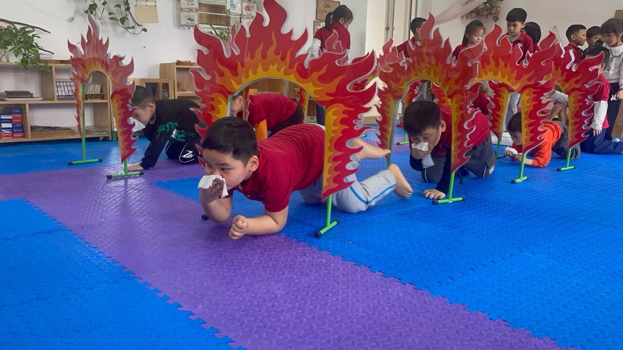 Các bé khối mẫu giáo Lớn đến với hoạt động kĩ năng sống 