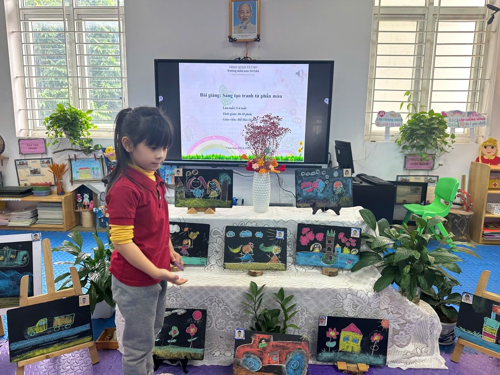 TRƯỜNG MẦM NON TỨ LIÊN TỔ CHỨC KIẾN TẬP CÂC TIẾT ĐẠT GIẢI CAO TRONG HỘI THI GIÁO VIÊN GIỎI CẤP TRƯỜNG NĂM HỌC 2024 - 2025