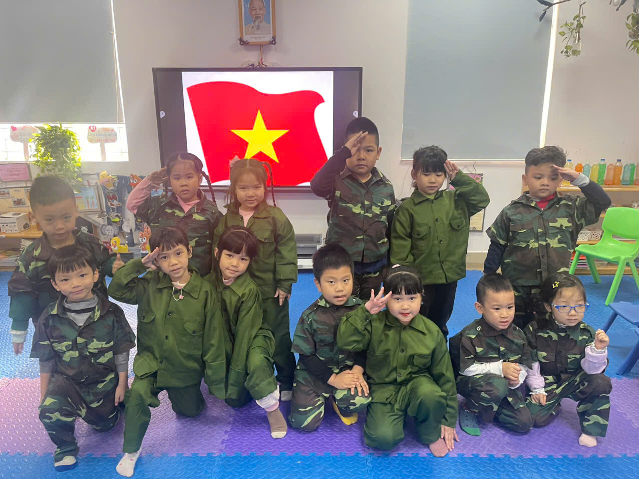 TRƯỜNG MẦM NON TỨ LIÊN PHỐI HỢP VỚI CÔNG TY GOKIDS TỔ CHỨC NGÀY HỘI THỂ THAO CHÀO MỪNG NGÀY THÀNH LẬP QUÂN ĐỘI NHÂN DÂN VIỆT NAM 22/12