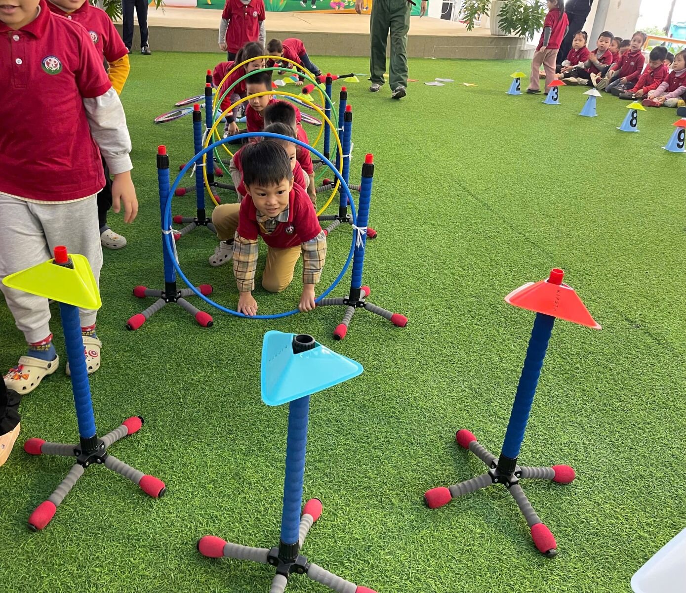 TRƯỜNG MẦM NON TỨ LIÊN PHỐI HỢP VỚI CÔNG TY GOKIDS TỔ CHỨC NGÀY HỘI THỂ THAO CHÀO MỪNG NGÀY THÀNH LẬP QUÂN ĐỘI NHÂN DÂN VIỆT NAM 22/12