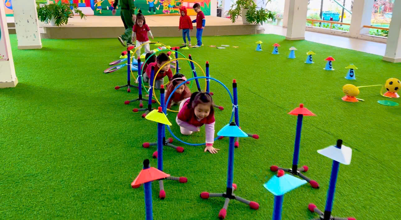 TRƯỜNG MẦM NON TỨ LIÊN PHỐI HỢP VỚI CÔNG TY GOKIDS TỔ CHỨC NGÀY HỘI THỂ THAO CHÀO MỪNG NGÀY THÀNH LẬP QUÂN ĐỘI NHÂN DÂN VIỆT NAM 22/12