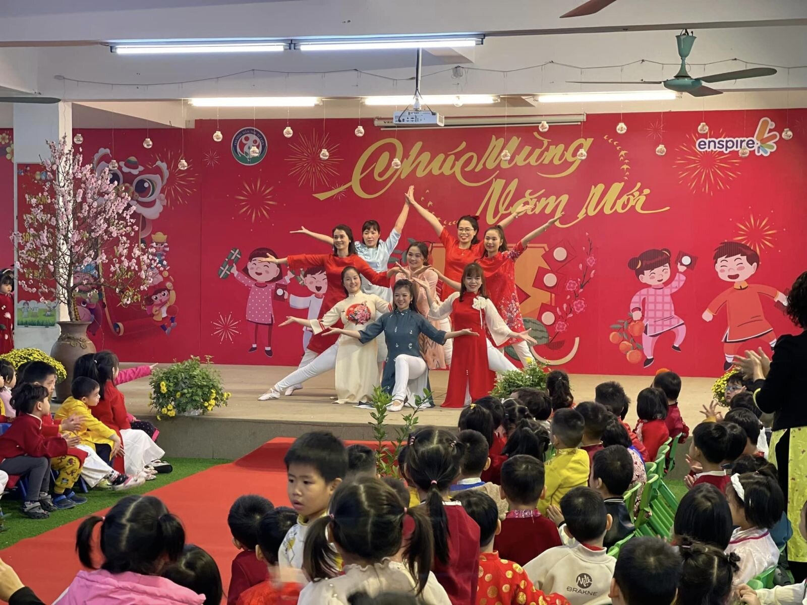 🧧🌸🎊Nhật kí chuỗi sự kiện chúc mừng năm mới 2024, liên hoan các trò chơi dân gian và hoạt động sáng tạo của các bé trường mầm non Tứ Liên❤️