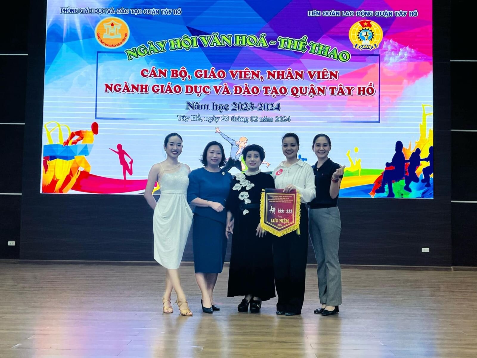 Ngày hội Văn hóa - thể thao cán bộ, giáo viên, nhân viên ngành Giáo dục và Đào tạo quận Tây Hồ năm học 2023 - 2024