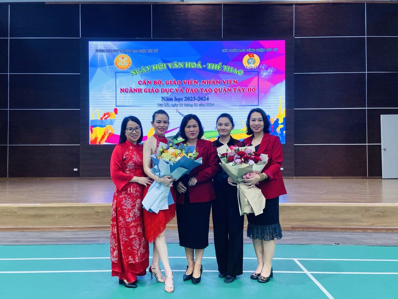 Trường Mầm non Tứ Liên tham gia 