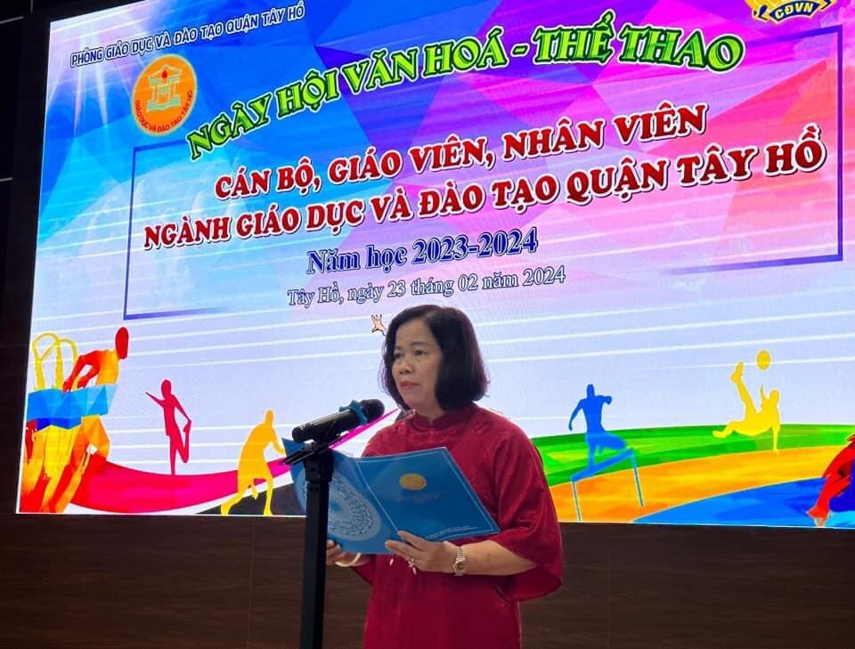 Trường Mầm non Tứ Liên tham gia 