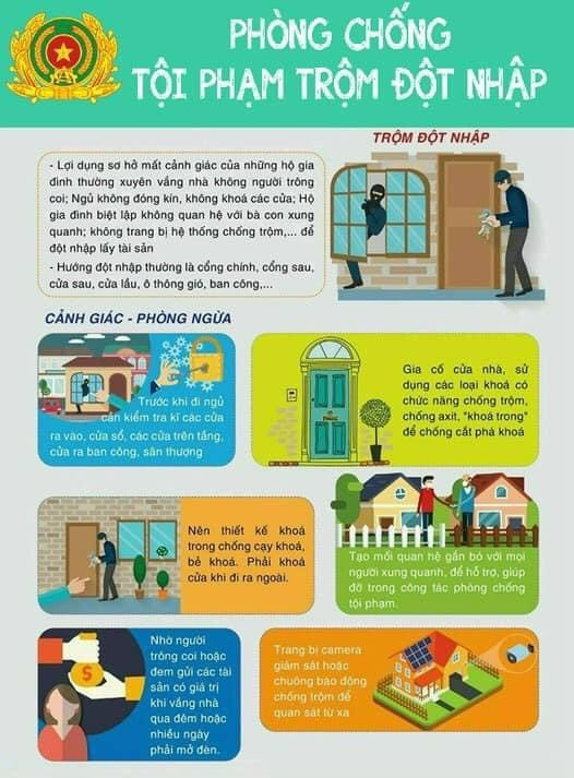 Trường mầm non Quảng An tuyên truyền phổ biến pháp luật về công tác cảnh báo phòng ngừa tội phạm tới toàn thể CBGVNV nhà trường!