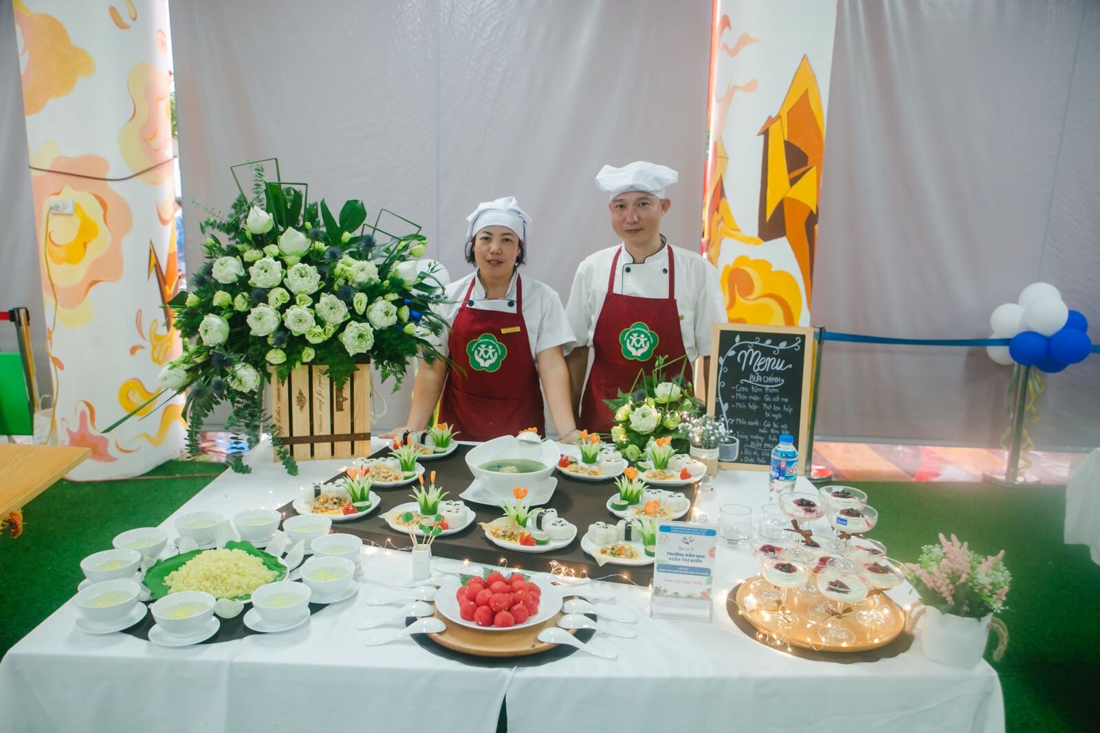 TRƯỜNG MẦM NON ĐOÀN THỊ ĐIỂM THAM GIA HỘI THI “NHÂN VIÊN NUÔI DƯỠNG GIỎI” CẤP HỌC MẦM NON QUẬN TÂY HỒ NĂM HỌC 2024- 2025