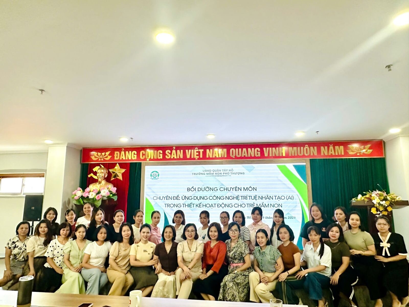 🌈TRƯỜNG MẦM NON PHÚ THƯỢNG TỔ CHỨC BỒI DƯỠNG CHO ĐỘI NGŨ GIÁO VIÊN VỀ ỨNG DỤNG CÔNG NGHỆ TRÍ TUỆ NHÂN TẠO (AI) TRONG TỔ CHỨC CÁC HOẠT ĐỘNG GIÁO DỤC CHO TRẺ MẦM NON ☘️