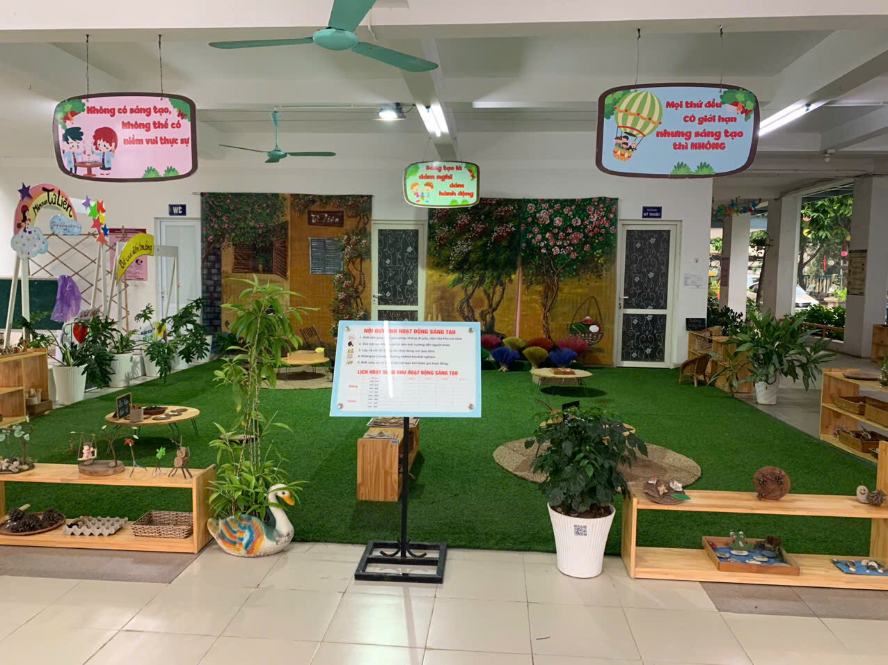 TRƯỜNG MẦM NON TỨ LIÊN ĐÃ HOÀN THÀNH CÔNG TÁC KHẮC PHỤC HẬU QUẢ LŨ LỤT, SẴN SÀNG ĐÓN TRẺ TRỞ LẠI TRƯỜNG