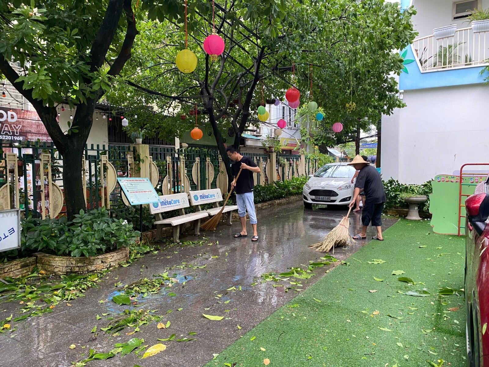 TRƯỜNG MN TỨ LIÊN KHẨN TRƯƠNG HOÀN THÀNH CÔNG TÁC KHẮC PHỤC SAU BÃO YAGI- SẴN SÀNG ĐÓN HỌC SINH ĐẾN LỚP