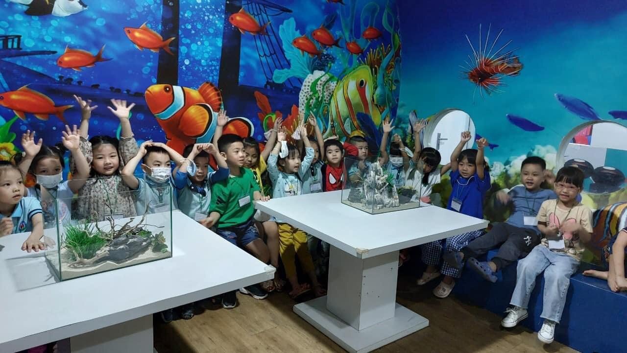 Hoạt động trải nghiệm của các con học sinh tại khu vui chơi Time City