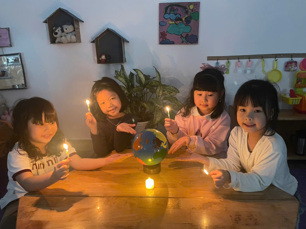 Trường mầm non Tứ Liên tham gia hoạt động hưởng ứng ngày nước thế giới, ngày khí tượng thế giới; chiến dịch giờ trái đất  năm 2025.