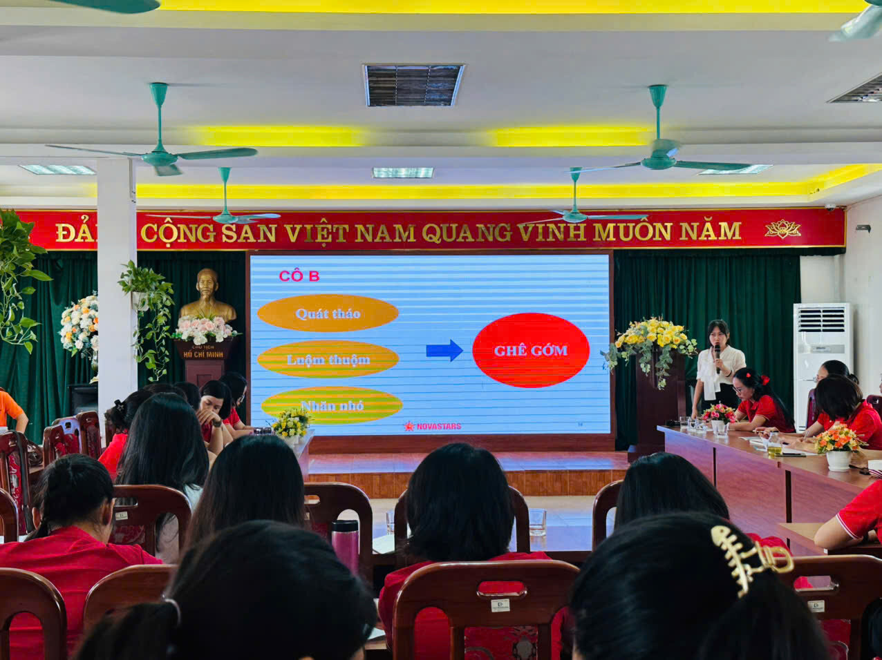 TRƯỜNG MẦM NON TỨ LIÊN KẾT HỢP CÙNG TRƯỜNG MẦM NON AN DƯƠNG TỔ CHỨC BỒI DƯỠNG CHUYÊN MÔN CHUYÊN ĐỀ  