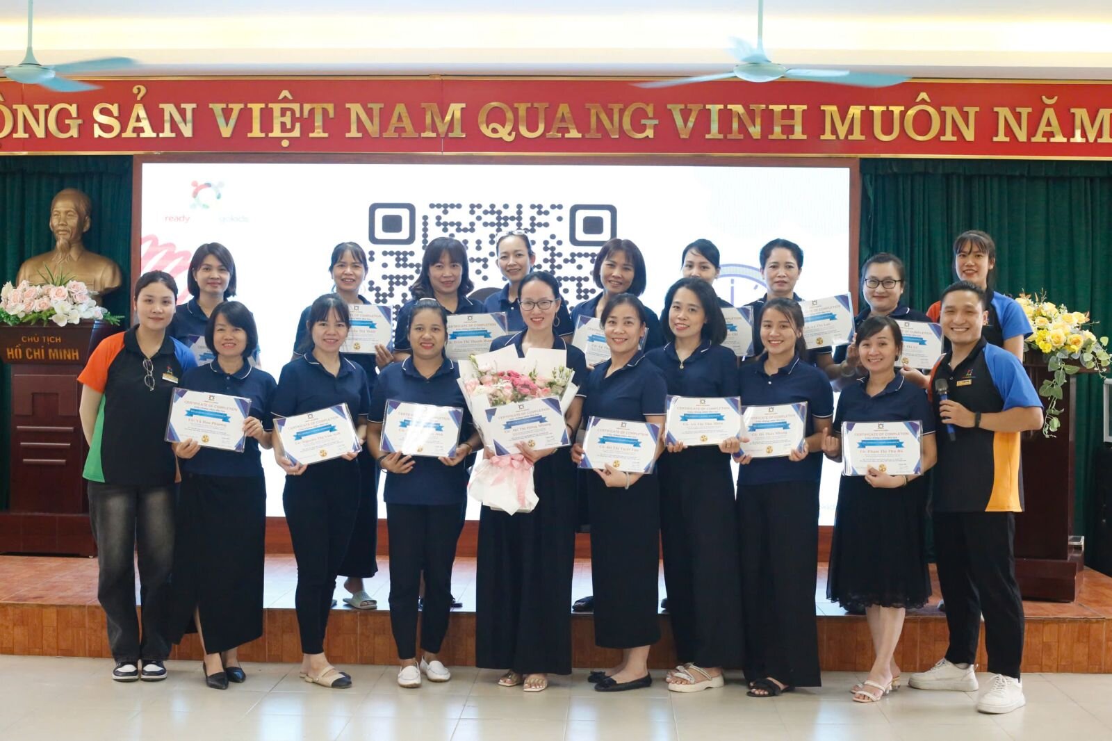 TRƯỜNG MẦM NON TỨ LIÊN PHỐI HỢP CÙNG CÔNG TY GOKIDS VIỆT NAM TỔ CHỨC BỒI DƯỠNG CHUYÊN MÔN CHUYÊN ĐỀ “TỔ CHỨC LỚP HỌC VẬN ĐỘNG CHO TRẺ MẦM NON”