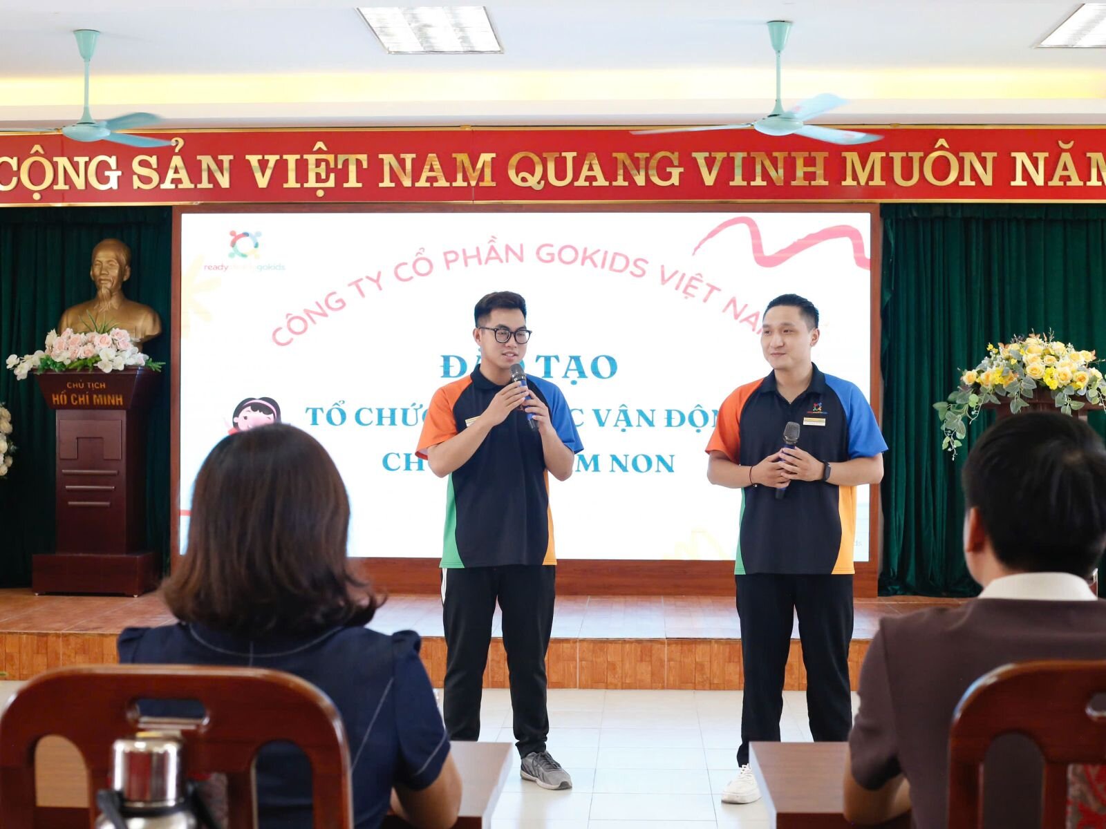 TRƯỜNG MẦM NON TỨ LIÊN PHỐI HỢP CÙNG CÔNG TY GOKIDS VIỆT NAM TỔ CHỨC BỒI DƯỠNG CHUYÊN MÔN CHUYÊN ĐỀ “TỔ CHỨC LỚP HỌC VẬN ĐỘNG CHO TRẺ MẦM NON”