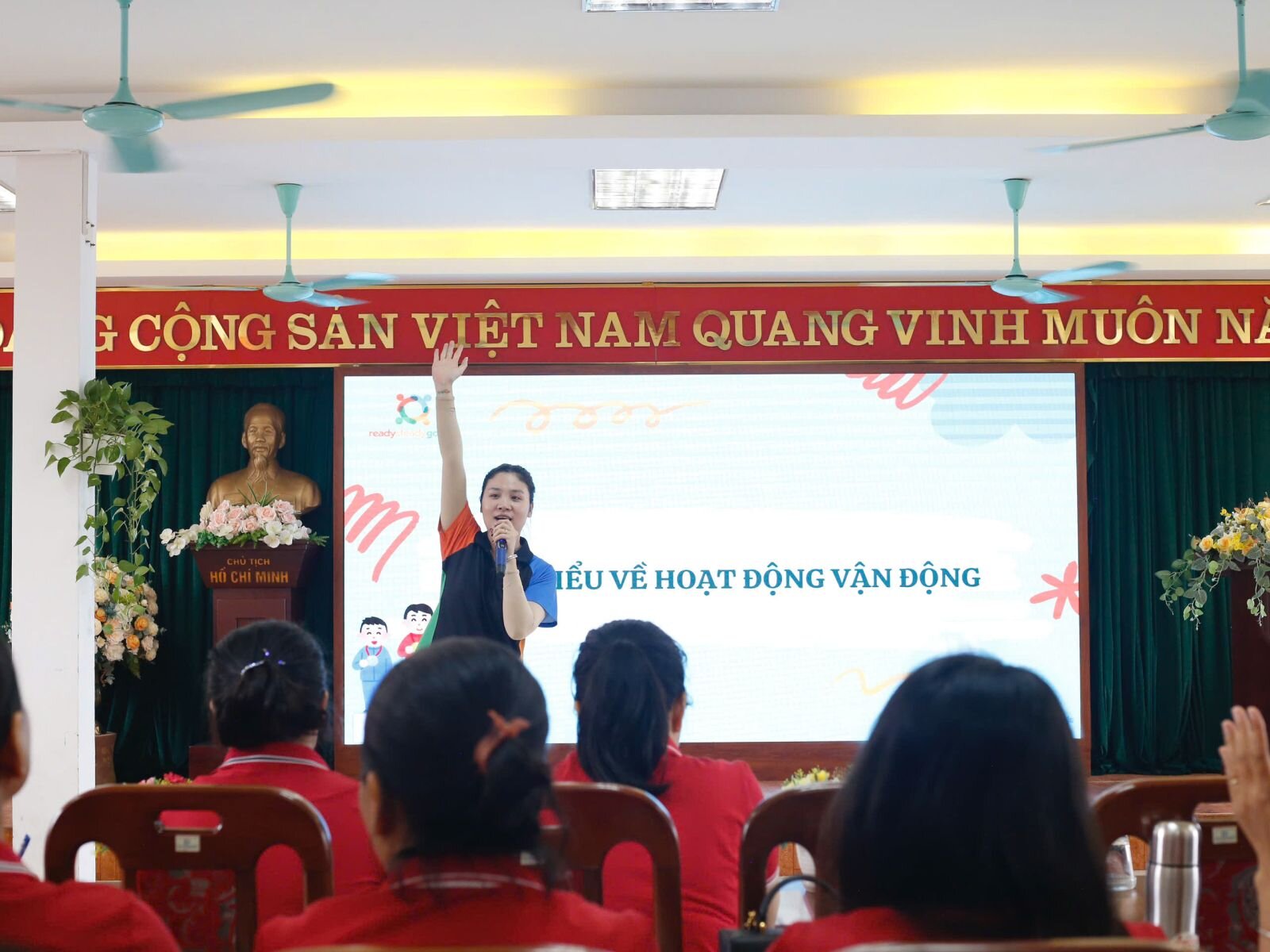 TRƯỜNG MẦM NON TỨ LIÊN PHỐI HỢP CÙNG CÔNG TY GOKIDS VIỆT NAM TỔ CHỨC BỒI DƯỠNG CHUYÊN MÔN CHUYÊN ĐỀ “TỔ CHỨC LỚP HỌC VẬN ĐỘNG CHO TRẺ MẦM NON”