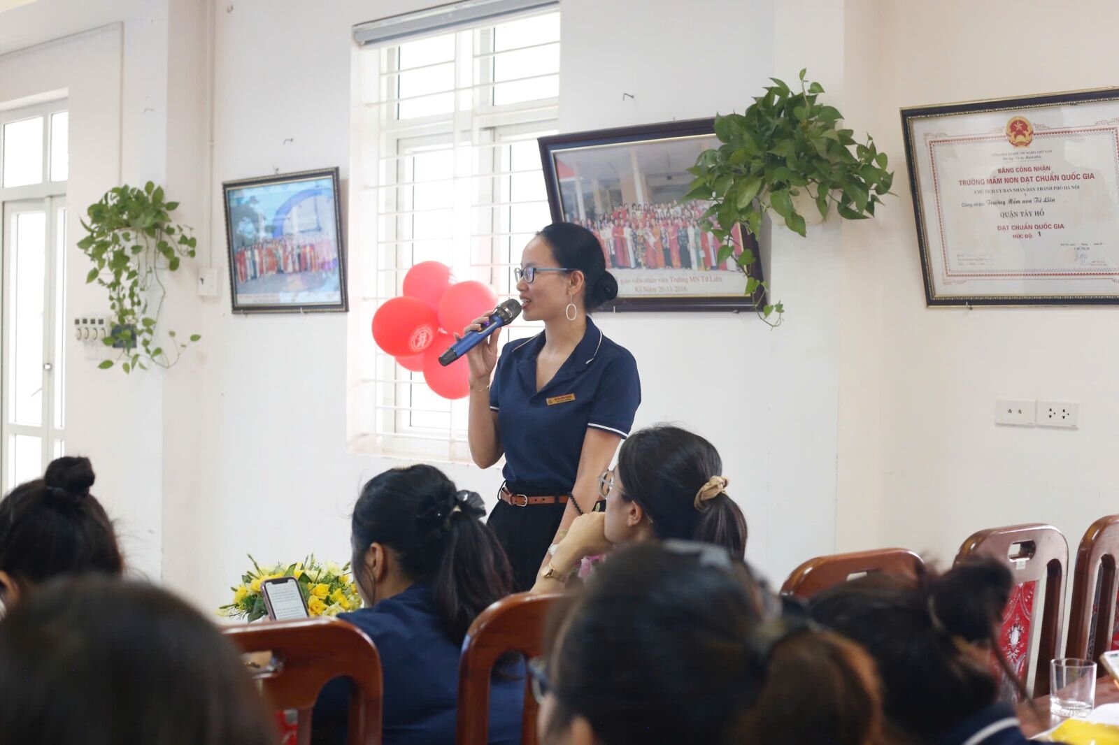 TRƯỜNG MẦM NON TỨ LIÊN PHỐI HỢP CÙNG CÔNG TY GOKIDS VIỆT NAM TỔ CHỨC BỒI DƯỠNG CHUYÊN MÔN CHUYÊN ĐỀ “TỔ CHỨC LỚP HỌC VẬN ĐỘNG CHO TRẺ MẦM NON”